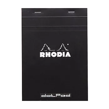 【Rhodia】N°16 上掀式筆記本_5x5點格內頁80張_ 黑色