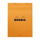【Rhodia】N°16 上掀式筆記本_橫線留邊內頁80張_橘色