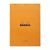 【Rhodia】N°18 上掀式筆記本_空白內頁80張_ 橘色