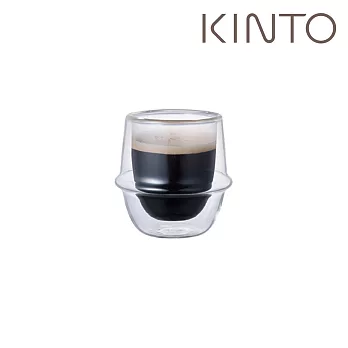 KINTO / KRONOS雙層玻璃濃縮咖啡杯 80ml