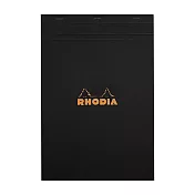 【Rhodia】N°18_A4上掀式筆記本? 5x5方格內頁80張_ 黑色