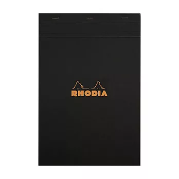 【Rhodia】N°19_A4+ 上掀式筆記本_方格內頁80張_ 黑色