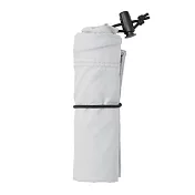 [MUJI無印良品]滑翔傘布可折束口袋.L/淺灰.約26x40cm