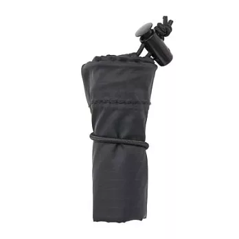 [MUJI無印良品]滑翔傘布可折束口袋.S/黑.約20x26cm