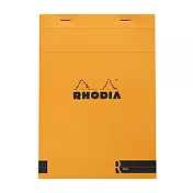 【Rhodia】N°16_A5 上掀式筆記本_象牙色空白內頁_70張_ 橘色