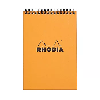 【Rhodia】Classic_A5 上掀線圈筆記本_方格內頁_ 橘色