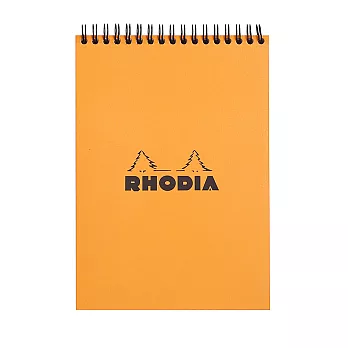 【Rhodia】Classic_A5 上掀線圈筆記本_橫線內頁_ 橘色