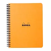 【Rhodia】Classic_A5+ 線圈筆記本_方格內頁_ 橘色