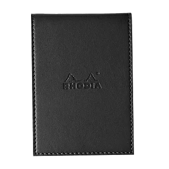 【Rhodia】ePURE 黑色帶筆插封套 + N°11拍紙簿5x5方格內頁
