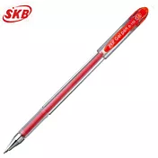 (盒裝12支)SKB G-105中性筆0.5紅