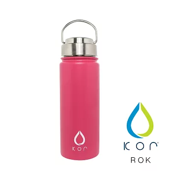 【美國KORwater】ROK304不鏽鋼隨身保冷保溫瓶(532ml) -個性粉