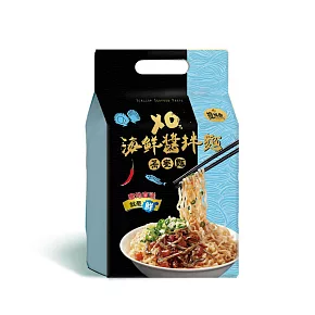 【漁品軒】XO海鮮拌麵(120g*4入/袋)