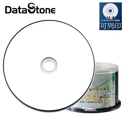 DataStone 空白光碟片 A級 16X DVD─R 4.7GB 空白光碟片3760dpi 珍珠白滿版可印片 (50片布丁桶)