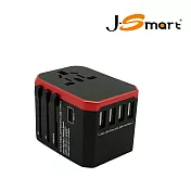 J-Smart 國際旅遊多國插座轉換頭(贈送收納袋)