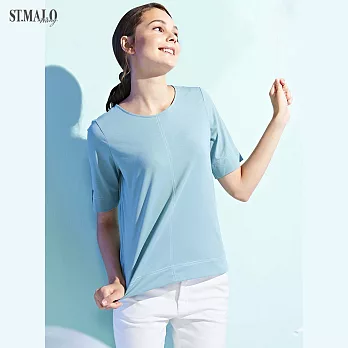 【ST.MALO】當代台灣原創銀纖維機能女上衣-1928WTXL淺藍綠