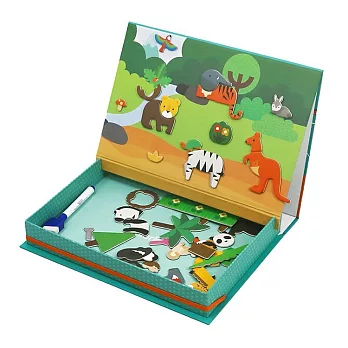 mierEdu~磁性創意塗鴉拼圖盒～可愛動物