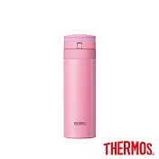【THERMOS 膳魔師】超輕量 自動上鎖 不鏽鋼真空保溫瓶0.35L 粉紅色 (JNS-350-P)粉紅色