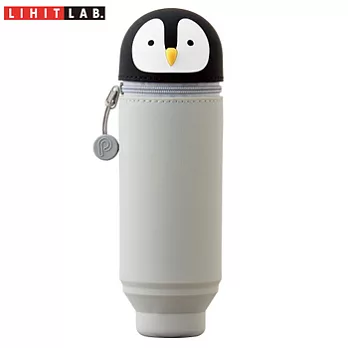 LIHIT LAB A-7712-10 伸縮筆筒-企鵝(小)