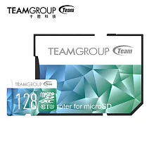 TEAM 十銓 Color Card 128GB MicroSD UHS-I U3 支援4K 記憶卡 (含轉卡+終身保固)
