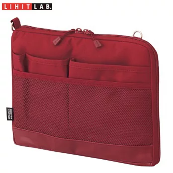LIHIT 薄型袋中袋(A5橫式) A-7680 -3紅