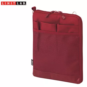 LIHIT 薄型袋中袋(A5直式) A-7682-3紅