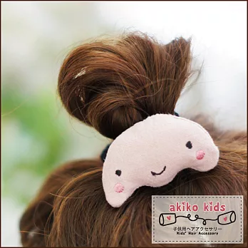 【akiko kids】微笑小水母造型兒童髮圈 -粉藕色