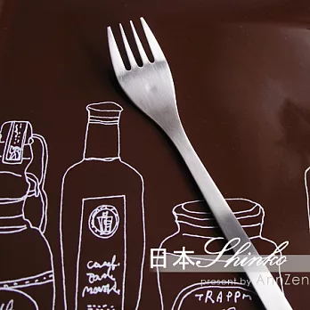 【AnnZen】《日本 Shinko》日本製 設計師 微笑酒窩系列- 主餐叉