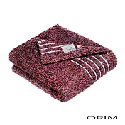 【日本ORIM今治毛巾】MOX濃淡雙色混紡都會風輕便毛巾 ‧皇家紅