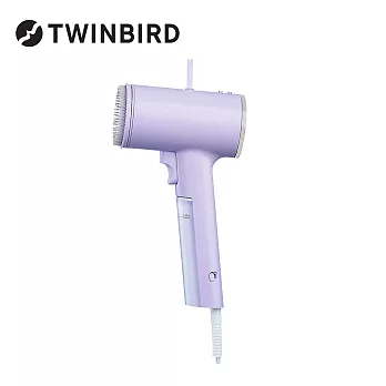 日本TWINBIRD- 高溫抗菌除臭 美型蒸氣掛燙機 TB-G006TWPU (丁香紫)