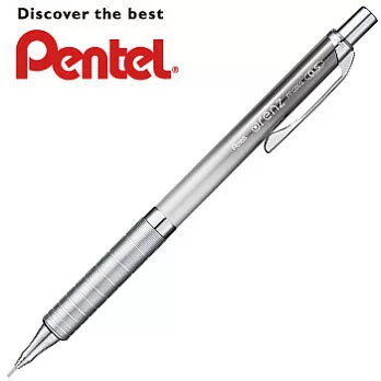 PENTELORENZ金屬握感不易斷芯自動鉛筆0.5限量 黑銀桿