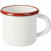 《IBILI》琺瑯馬克杯(白紅400ml)