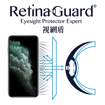RetinaGuard 視網盾 iPhone 11 Pro Max 防藍光透明保護膜 6.5吋透明