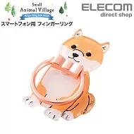 ELECOM 造型手機指環立架-柴犬