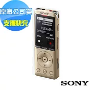 SONY 高音質數位錄音筆 4GB ICD-UX570F (原廠新力公司貨)金色