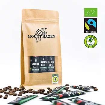 【Mount Hagen】德國原裝進口 有機低咖啡因即溶咖啡粉(2g X 12包)