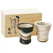【日本AWASAKA】清風民藝之里茶杯木箱禮盒組