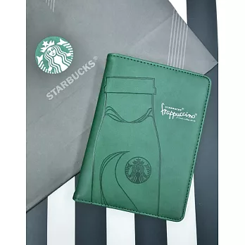 星巴克 星冰樂護照套-綠色/證件套/萬用套/護照證件收納包 綠色