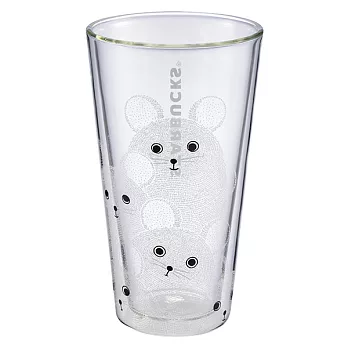 [星巴克]玉鼠團圓雙層玻璃杯
