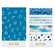 【HITOTOKI】KITTA 隨身攜帶和紙膠帶- 玻璃漾
