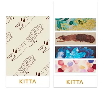 【HITOTOKI】KITTA 隨身攜帶和紙膠帶- 刺繡