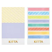 【KING JIM】KITTA 隨身攜帶和紙膠帶-slim 粉彩色系