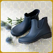 【花見小路】雨靴日/新版/京都和風感雨靴/女鞋/JP25.5/海鸚藍