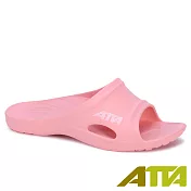ATTA足弓簡約休閒拖鞋US5粉色