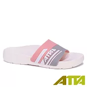 ATTA流線均壓室外拖鞋JP26粉色