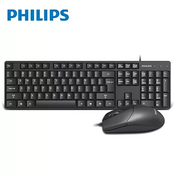 PHILIPS 飛利浦 SPT6254 飛利浦有線鍵盤滑鼠組