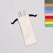 YCCT 環保餐具袋 環保吸管袋 收納袋 胚布色