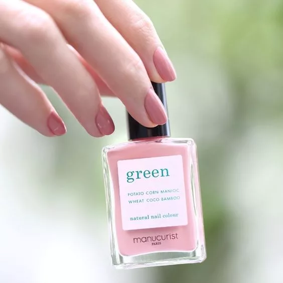 博客來 法國 Manucurist 巴黎玫瑰 頂級環保無毒指甲油 Old Rose柔瑰粉