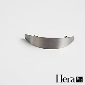 【Hera 赫拉】金屬拉絲船型圓弧彈簧夾髮飾-2色銀