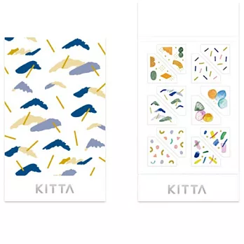 【HITOTOKI】KITTA 隨身攜帶手帳貼- Seal 串珠角框 (KITD016)