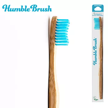 Humble Brush 瑞典竹製成人軟毛牙刷 藍色